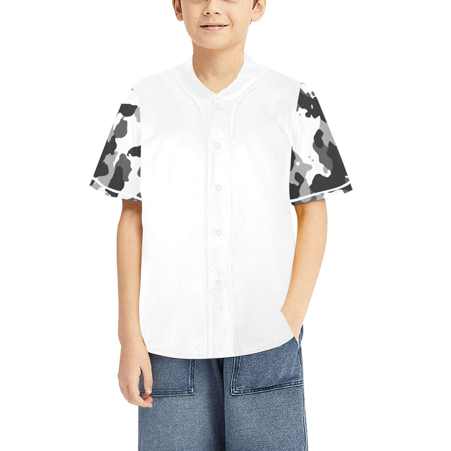 Kid's Print Baseball Jersey(ModelT50)