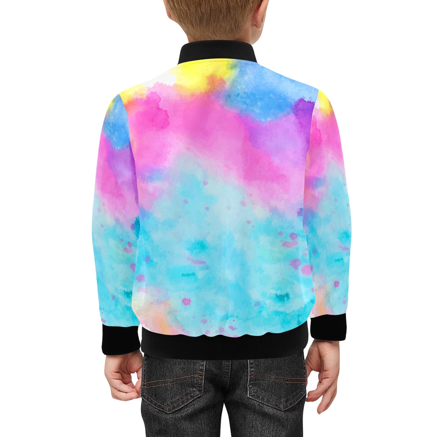 Kids' Bomber Jacket with Pockets (H40)