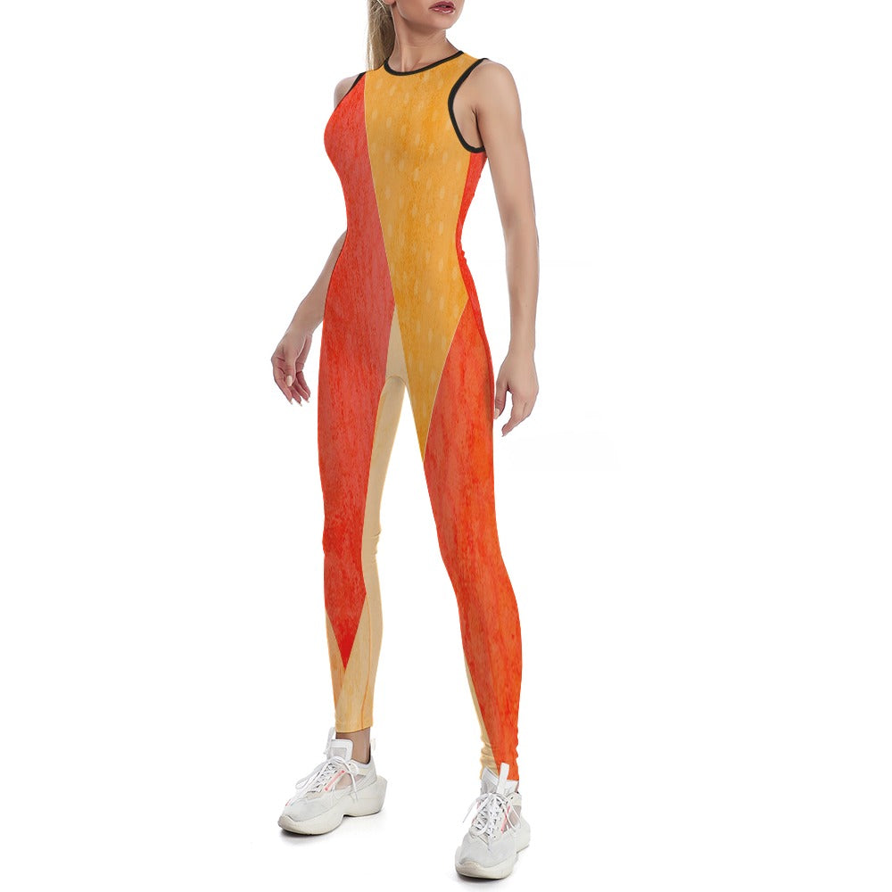 Women Bodysuit Yoga Pants