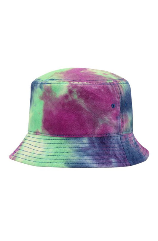 Men Purple Passion Tie-Dye Bucket Cap