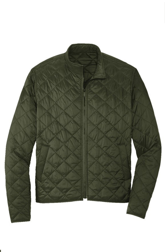 Men Quilted Full-Zip Jacket