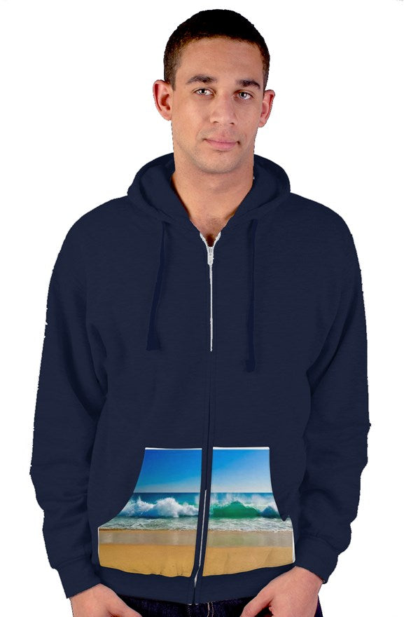 Men zip up hoody