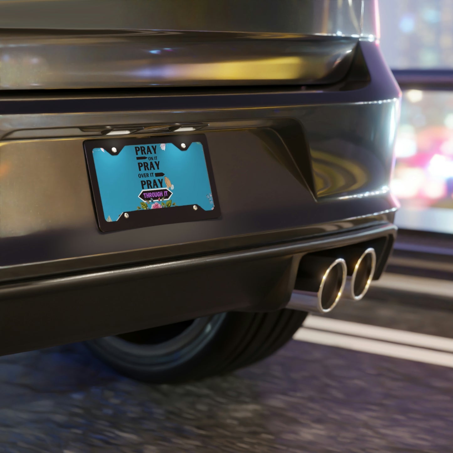 Pray Through it Vanity Plate