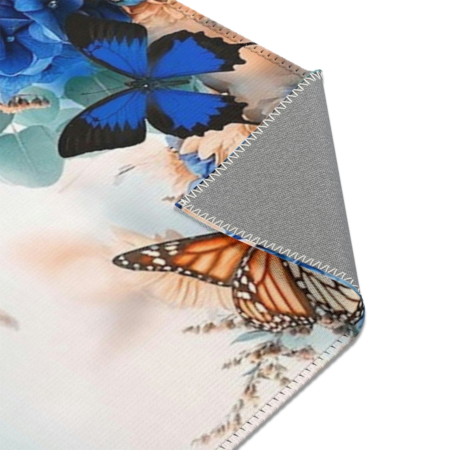 Butterfly & Flower Area Rugs