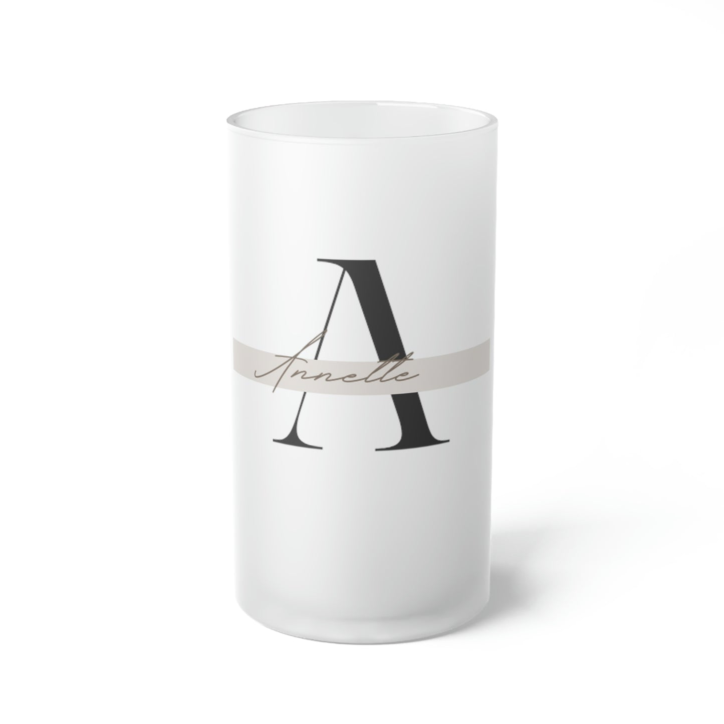Frosted Glass Beer Mug