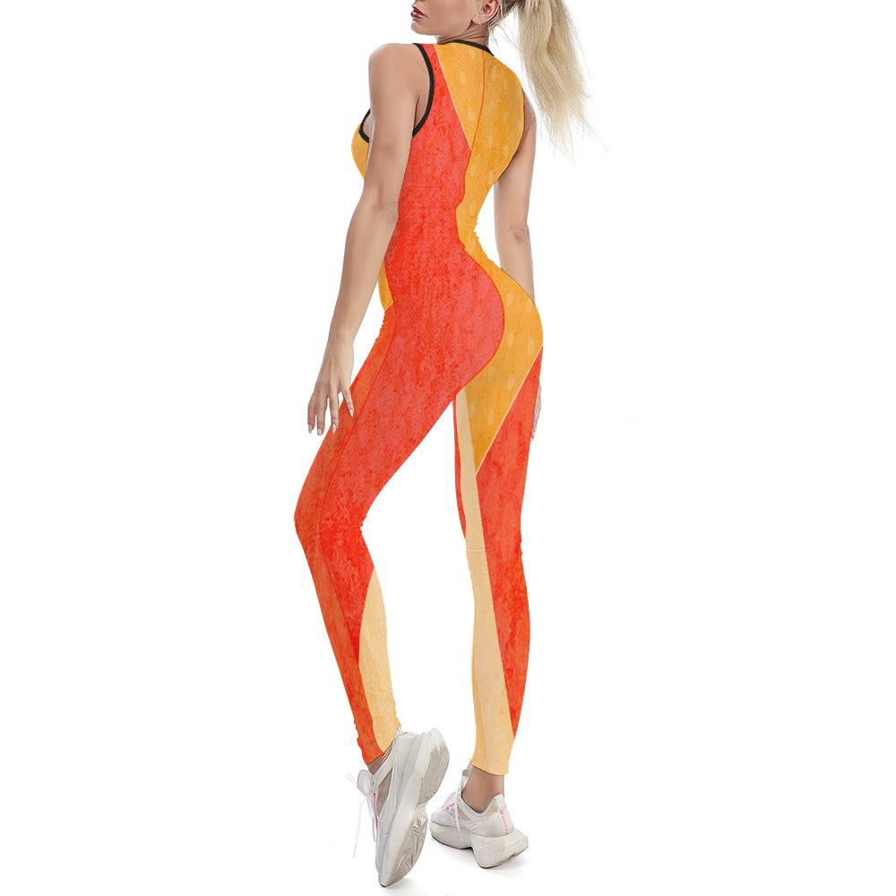 Women Bodysuit Yoga Pants