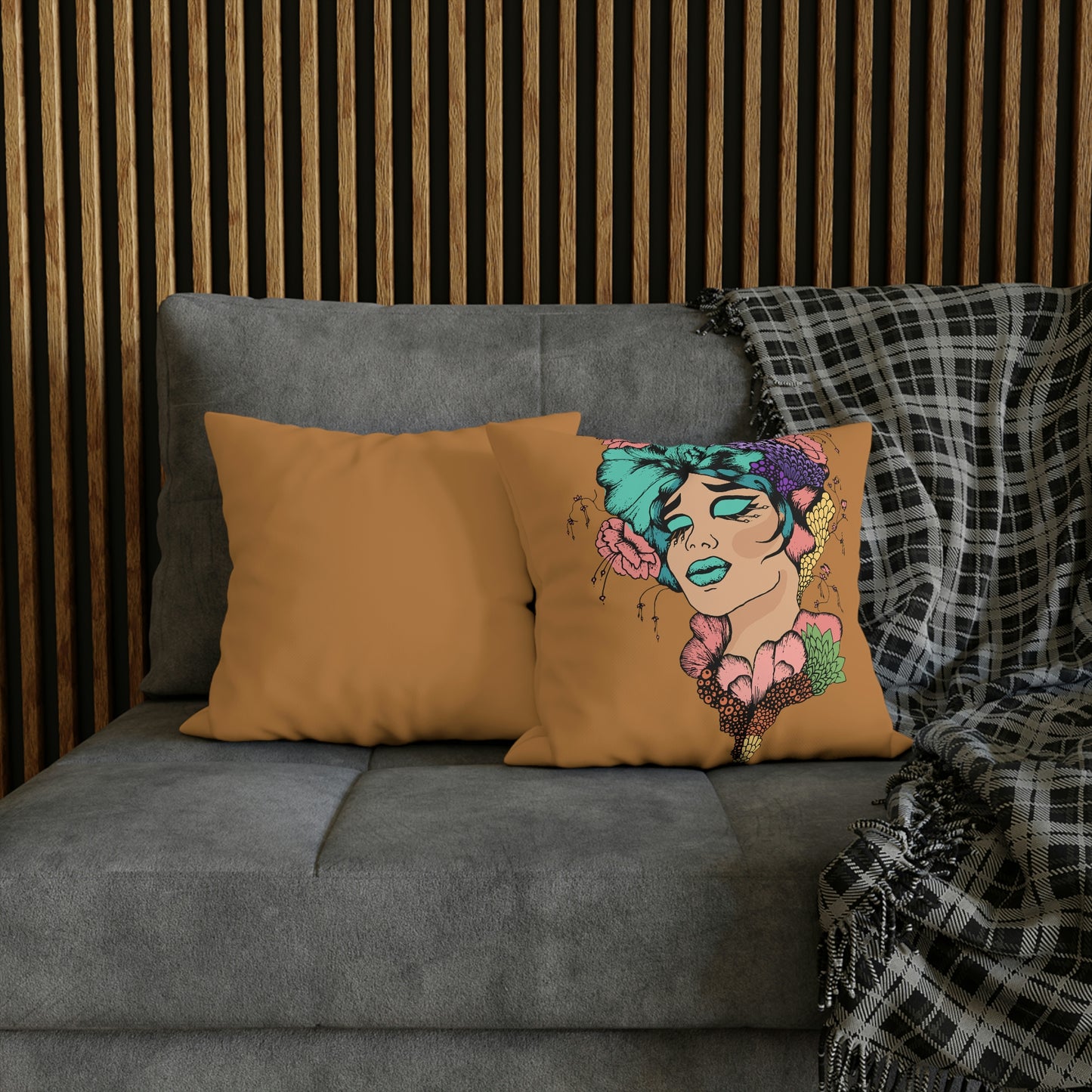 Women resting Polyester Pillowcase