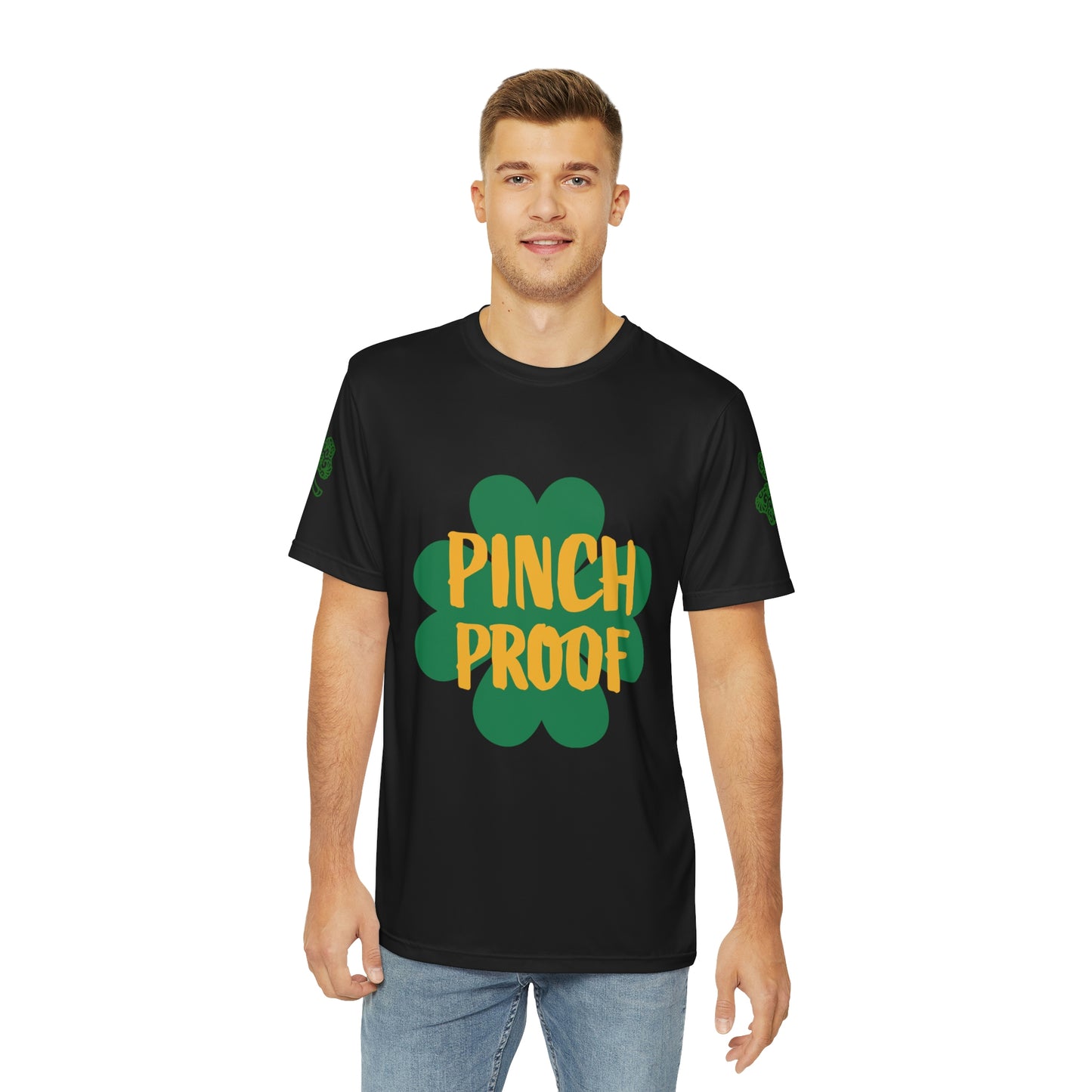 St. Patrick's Day Men's Polyester Tee (AOP) 1