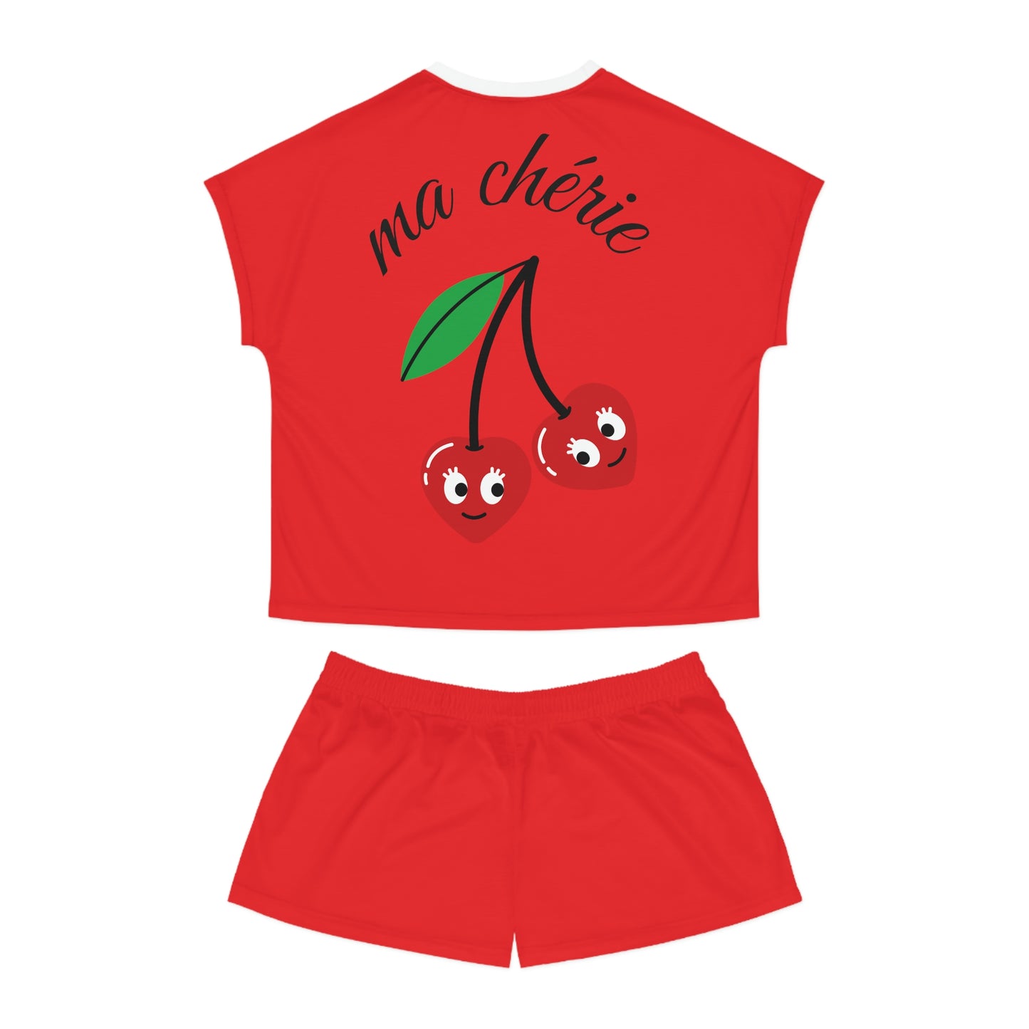 Women's Short Pajama Set (AOP) 1