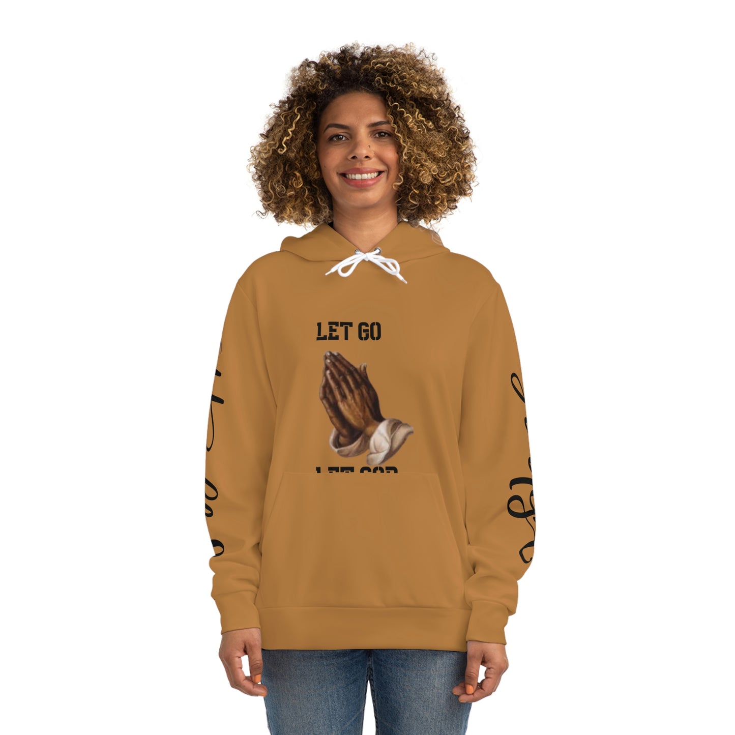 Women Praying Hands Fashion Hoodie