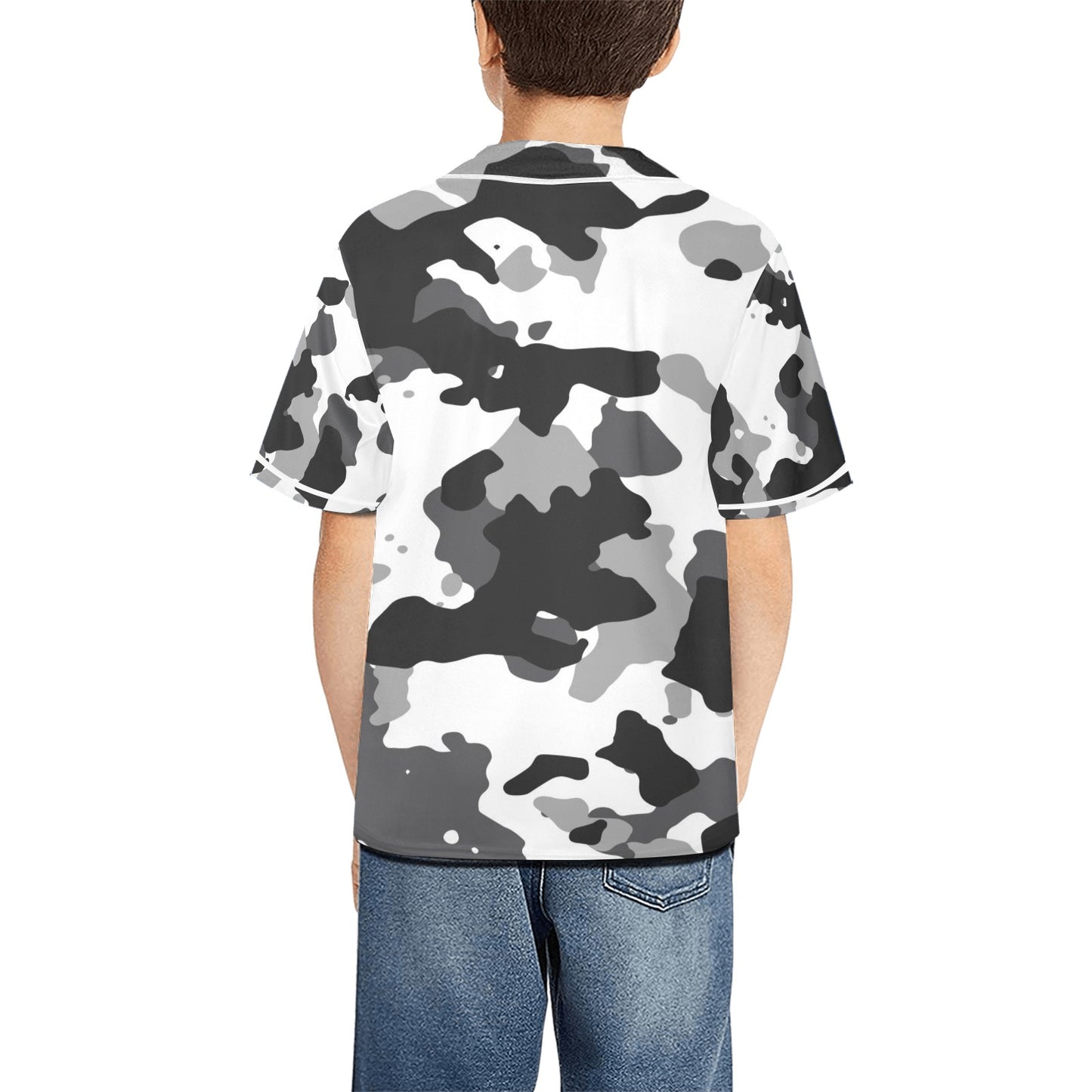 Kid's Print Baseball Jersey(ModelT50)